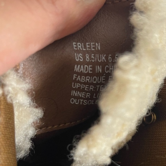 Just Fab Erleen Lace-Up Wedge Ankle Boots 8.5 - Picture 5 of 5